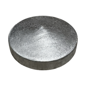 Round domed cast aluminum cap for 4" round post (min order 20 pcs)